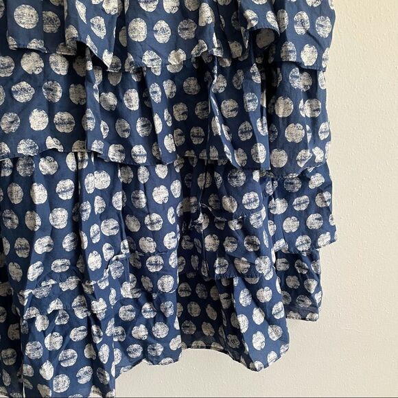 LANE BRYANT Tiered Ruffle Polka Dot Skirt - Picture 7 of 7